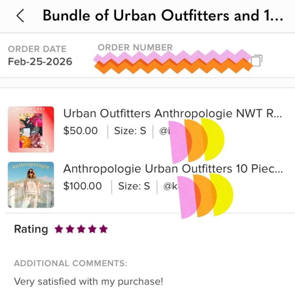 Anthropologie Urban Outfitters Reseller Mystery Box Live Seller Reseller 5 Piece - Picture 4 of 13